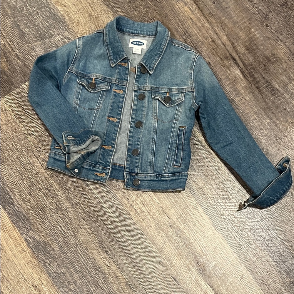 Old Navy Girls Classic Blue Jean Jacket